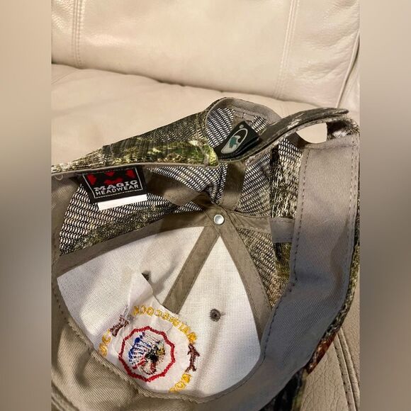 Rod and Gun Club Camo Embroidered Hat Matinecock Magic Headwear Rare - Picture 5 of 7